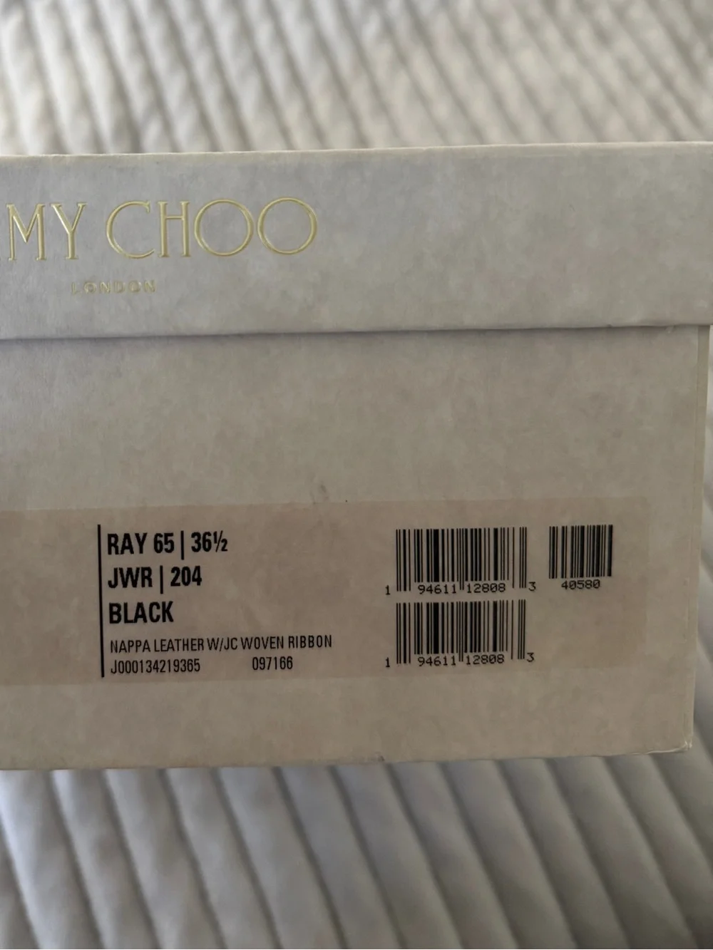 Jimmy Choo Ray 65 Black Leather Pumps | Size 36.5